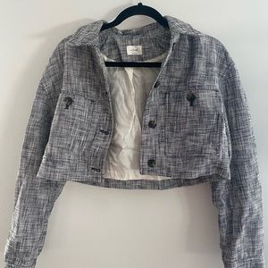 Aritzia cropped jacket.